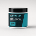 Elevated Naturals CBD Lotion 1000mg jar